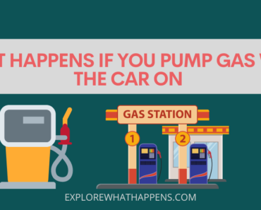 What happens if you pump gas with the car on