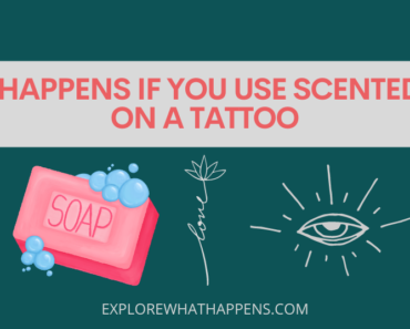 What happens if you use scented soap on a tattoo
