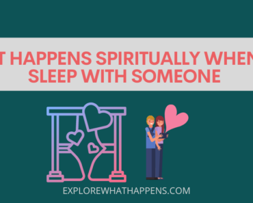 What happens spiritually when you sleep with someone