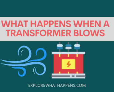 What happens when a transformer blows