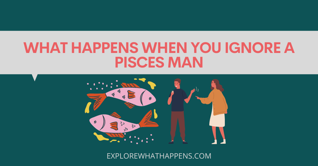 If you're pisces, and you're looking for love, there's a good chance you're going to have to wait a while. Pisces men are often shy and passive, and they tend to give off the vibe that they don't really need or want anyone in their life. So what happens when you ignore a pisces man? They might eventually give up on trying to find someone who understands them and wants to be with them. How are the Pisces men? A pisces man is an individual who is always looking for the best in the world. He is full of optimism and a positive attitude. He tends to take life easy. Pisceans are always searching for the answers to various questions. They try to find out everything about life and how to lead a happy and successful life.  He is very creative. Pisceans have a strong desire to express themselves. Pisces man believes that he can achieve anything if he works hard.  Pisces man is full of surprises. He loves being spontaneous. When he feels excited, he may be seen dancing around or showing off his happiness. He is a very passionate person. His friends and relatives love him because he brings out the best in them. He tends to show a lot of affection towards them.  When it comes to pisces man, nothing is impossible. But there are some things that he doesn’t like. He dislikes the idea of cheating and dishonesty. This makes him very emotional. He often gets angry when someone cheats him. His anger is very short-lived. He will then forget all about it and start feeling better.  Pisces man is very sensitive. He does not like being hurt. He is kind and patient. This makes him a perfect partner. But he can be very unpredictable. He has a tendency to change his mind very easily.  Pisces man is romantic and sentimental. He likes the idea of giving back. He is a very generous person. He loves taking care of others.  When you ignore a pisces man… He’ll get mad at you. The Pisces man will get very upset when he feels you aren’t being attentive to him. They can easily turn into a jealous, possessive, even abusive person. But, this doesn’t mean that you should immediately back off from him. If you want to avoid the drama, you’ll have to give him the space he needs to cool off and move on.  And If you're dating a pisces man, and you're not paying attention to him, you're probably missing out on some really great opportunities. Pisces men are very sensitive, and they need to be loved and appreciated in order to feel good about themselves. If you don't show them that you care, they might start to think that you don't like them or appreciate them.  When you are meeting a pisces man at regular basis these following things can happen: 1. He wants to know if you want to go to dinner together, take a walk, or go back to his place.  2. He might show you a text, a video, or a photo of himself that he thinks you will find interesting.  3. He might ask you to do something for him, and you can either say yes or no.  4. If you choose yes, he will show you a bit more of himself.  5. If you say no, he will respect that and leave you alone.  6. You may find that you become friends with him.  Concluding words: When you ignore a Pisces man, you are essentially ignoring a kind and gentle soul who is just looking for someone to love. He may not always make the best decisions, but that is because he is guided by his heart more than his head. If you are lucky enough to have a Pisces man in your life, be sure to appreciate him and never take him for granted.