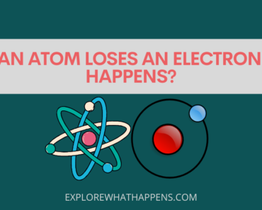 When an atom loses an electron, what happens?