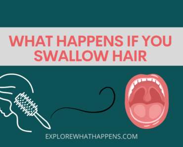 What happens if you swallow hair