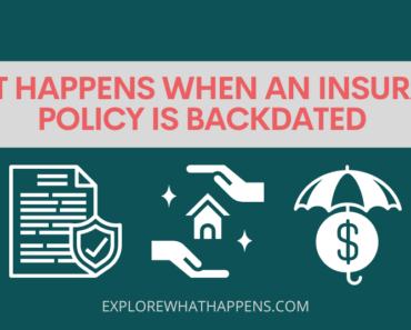 What happens when an insurance policy is backdated