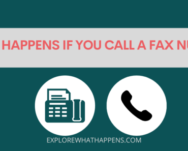 What happens if you call a fax number